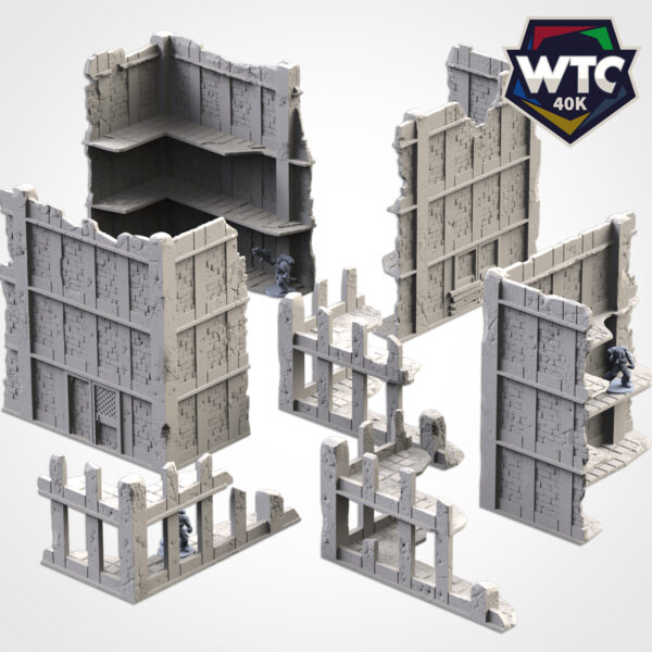 élément décor"wtc set 01 ruines urbaines" – Image 5