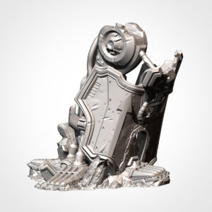 Elément décor titan "pied"