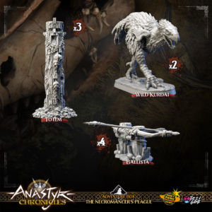 CHRONIQUES D'ANASTYR - PACK Terrains et bêtes sauvages - La Peste du Nécromancien